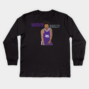 Marvin Bagley - Sacremento Kings Kids Long Sleeve T-Shirt